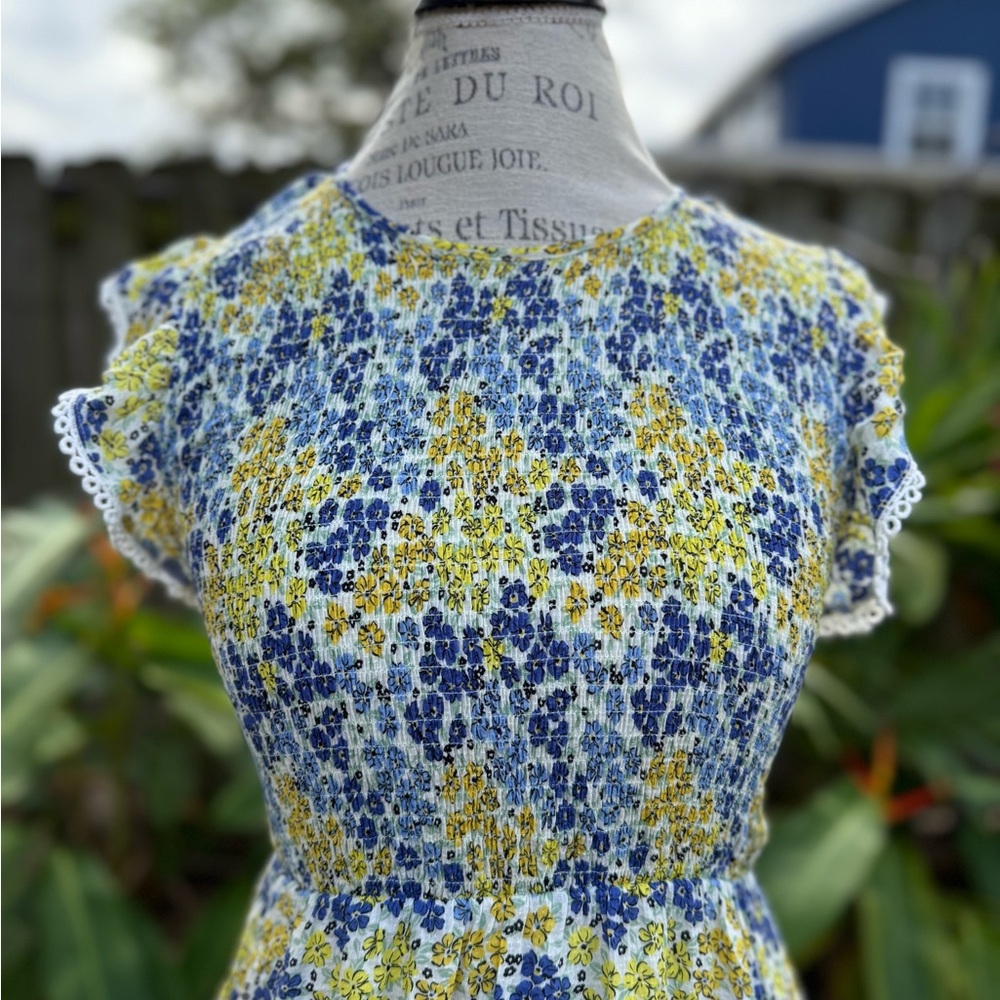 Lost + Wander Pick Me Midi Dress Size L Euc View 3
